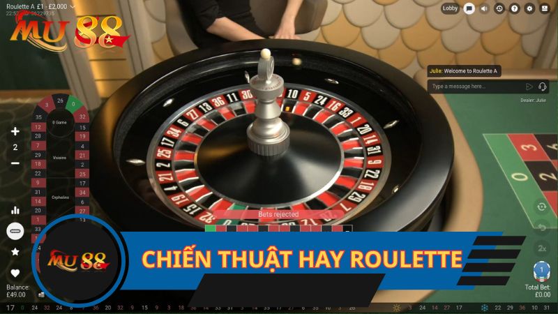 Chiến thuật hay chinh phục game Roulette